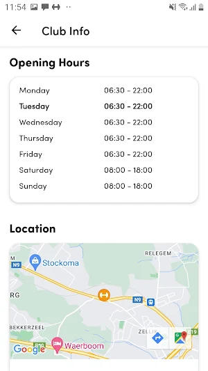 Athletics Club Screenshot 1