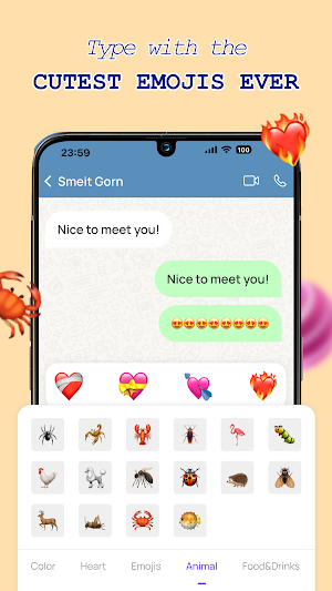 Emoji Keyboard - Font & Themes Screenshot 1