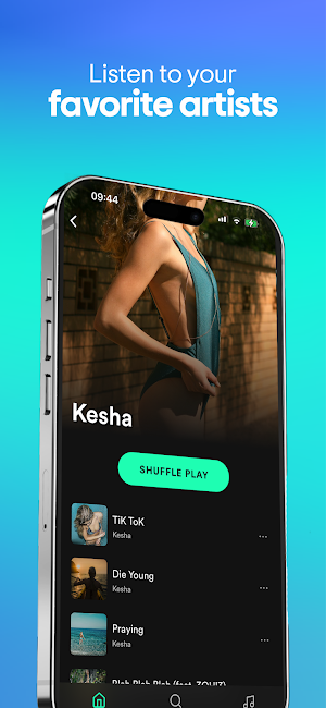 eBeat - MP3 Music Player Screenshot 2