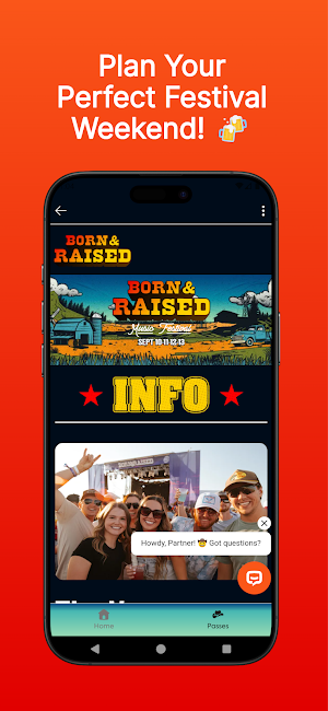 Born & Raised Music Festival Screenshot 1