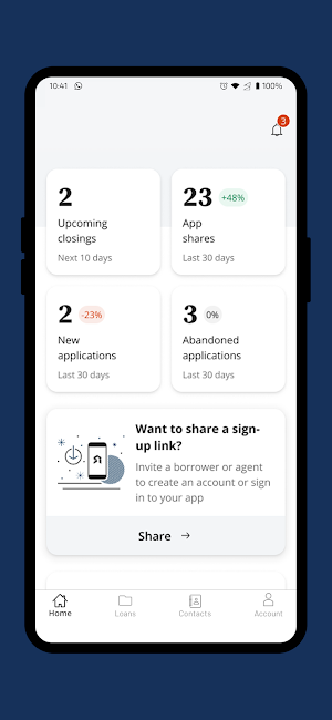 HomeTrac: Mortgage Portal Screenshot 1