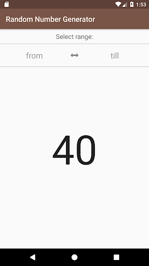 Random Number Generator Screenshot 3