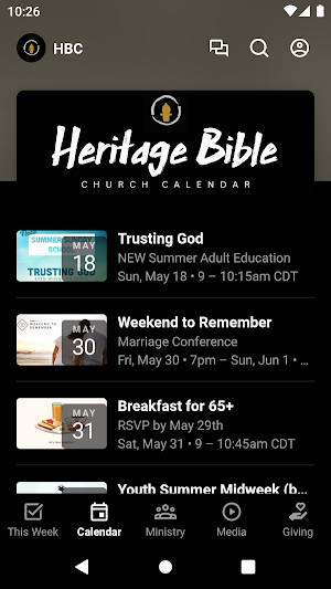 Heritage Bible Lincoln, NE Screenshot 1