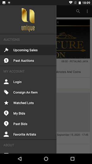 Unique Auctions Screenshot 3