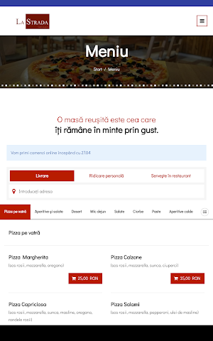La Strada - Bistro & Pizza Screenshot 2