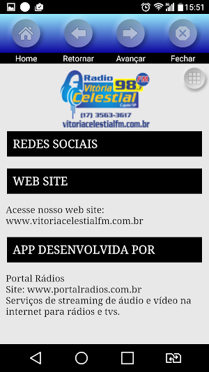 Vitória Celestial FM Screenshot 3