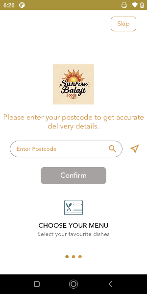 Sunrise Balaji Foods Screenshot 2