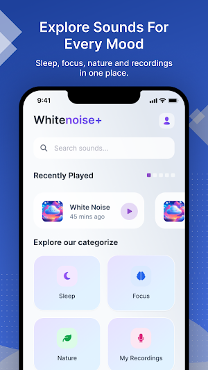 White Noise Plus Sleep Focus Screenshot 0