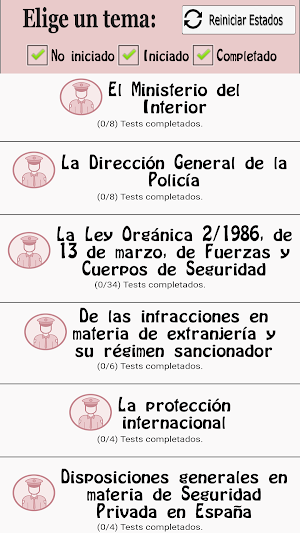 TestOpos Policía Nacional Screenshot 2