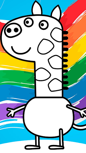Peppo Piglet Coloring Game Screenshot 1