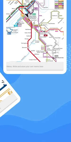 BRISBANE BUS TRAIN FERRY MAP O Screenshot 3