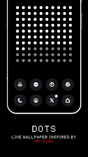 Dots Live Wallpaper - Battery Screenshot 0