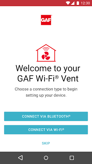 GAF Wi-Fi VENT Screenshot 0