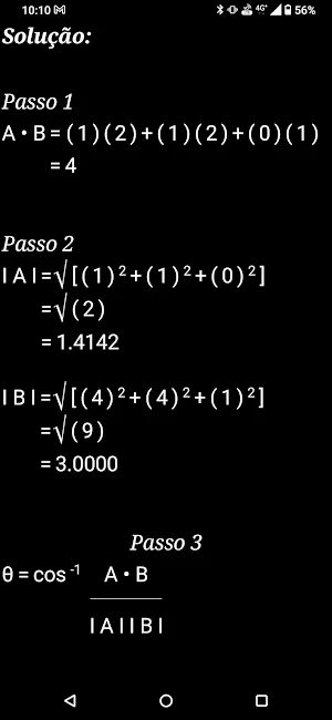 Cálculo e análise vetorial Screenshot 2