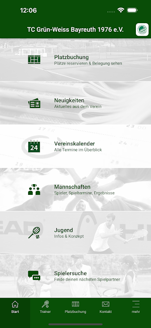Tennisclub Grün-Weiss Bayreuth Screenshot 0
