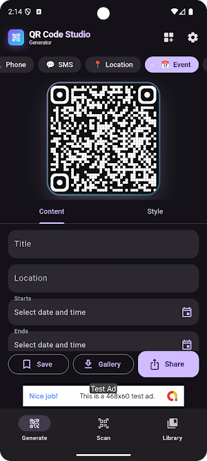 QR Code Studio Screenshot 1