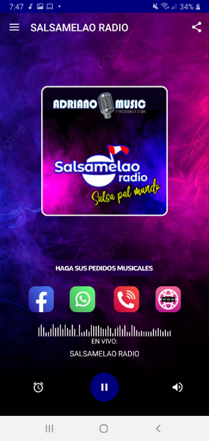 SALSAMELAO RADIO Screenshot 1