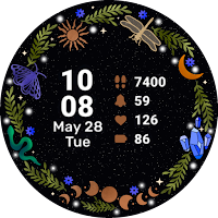 Celestial Wreath watch face