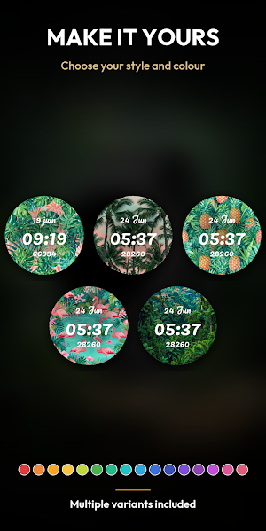 Tropical – Jungle Watch Face Screenshot 1