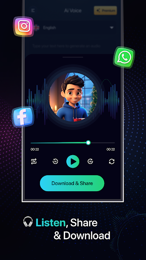 Voicely AI: Voice Generator Screenshot 0