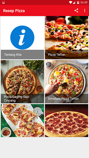 Resep Pizza Screenshot 1