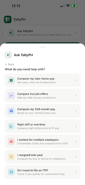 TallyPH: PH Tax & BIR Filing Screenshot 3