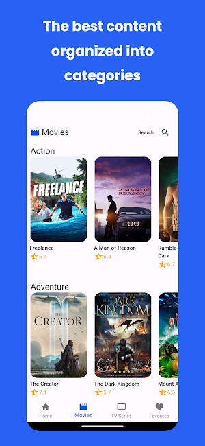 Movies TV Series Screenshot 3