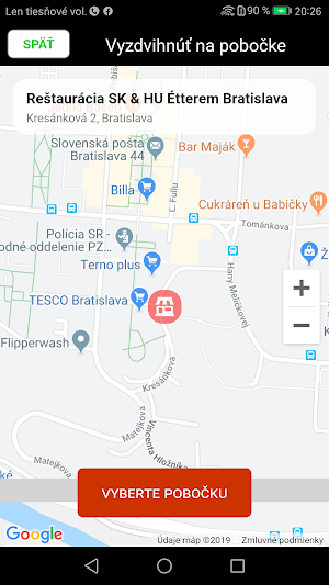 Reštaurácia SK HU Étterem Screenshot 1