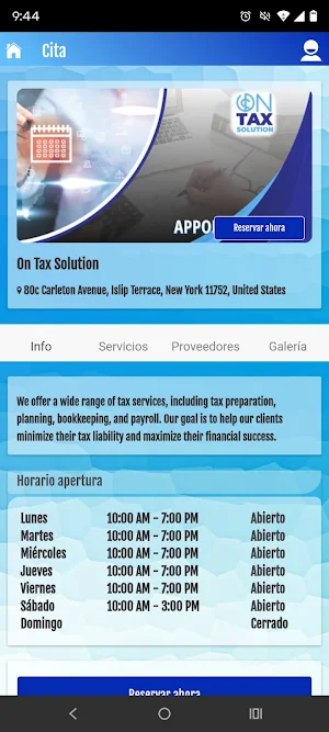 On Tax Solution Screenshot 2