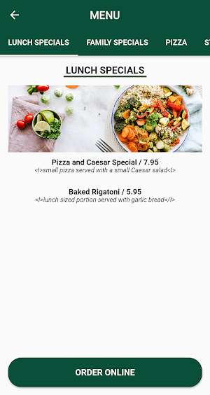 Longhitano's Pizza Screenshot 2