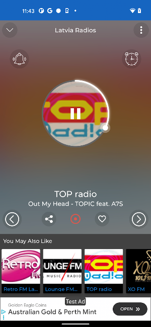 Latvia Radio + Recorder Screenshot 2