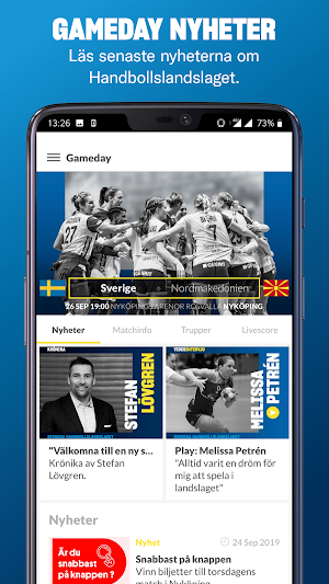 Gameday – Svenska Handbollslandslaget Screenshot 2