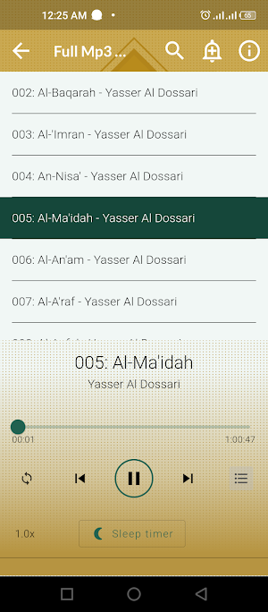 ياسر الدوسري القران كاملة Screenshot 3