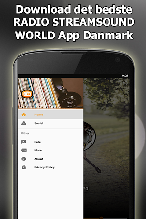 Radio STREAMSOUND WORLD Online Gratis Danmark Screenshot 2