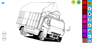 Truck Car Coloring Book Screenshot 1