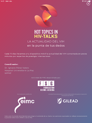 Hot Topics in HIV-Talks Screenshot 3