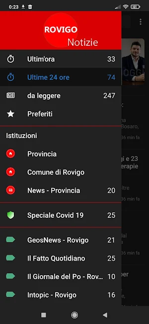 Rovigo notizie Screenshot 0