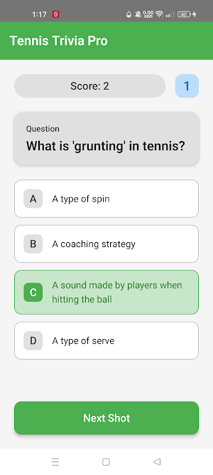 Tennis Trivia Pro Screenshot 1