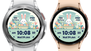AZ283 Easter Bunny Watch Face Screenshot 2