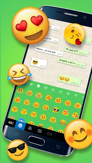 Chatting Messenger Keyboard Theme Screenshot 2