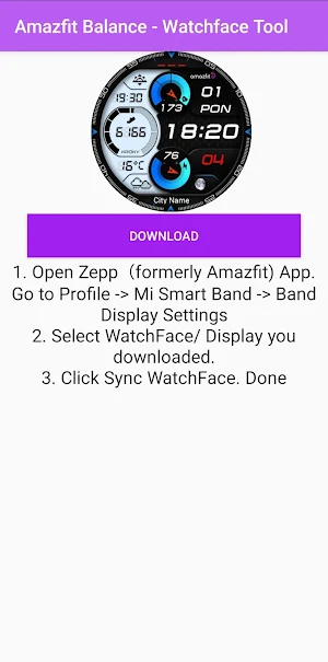 Balance - Watchface Screenshot 2