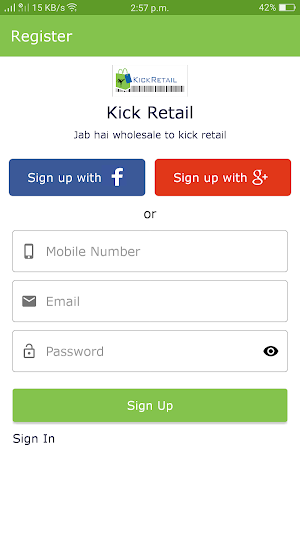 KickRetail Screenshot 1
