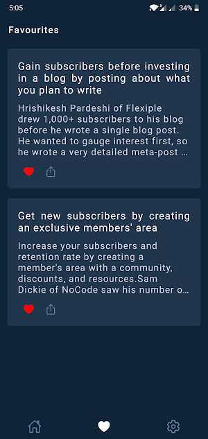 Growth Bites Screenshot 2