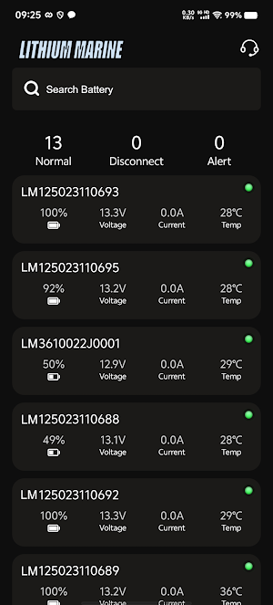 Lithium Marine Monitor Screenshot 1