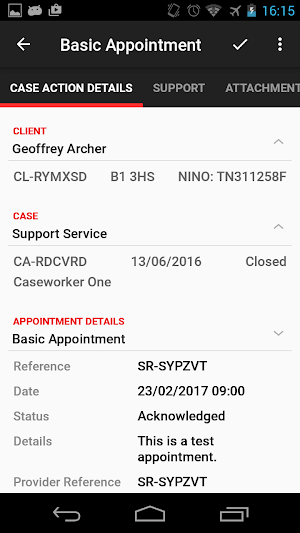 Case Manager Screenshot 2