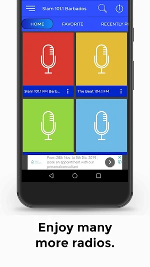 slam 101.1 fm barbados App Free Screenshot 2