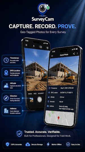 SurveyCam - Location & Geo Tag Screenshot 2