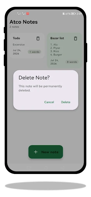 Atco Notes Screenshot 2