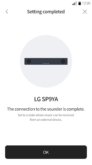 LG Sound Bar Screenshot 2