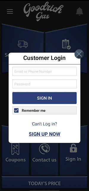 Goodrich Gas Inc. Screenshot 1